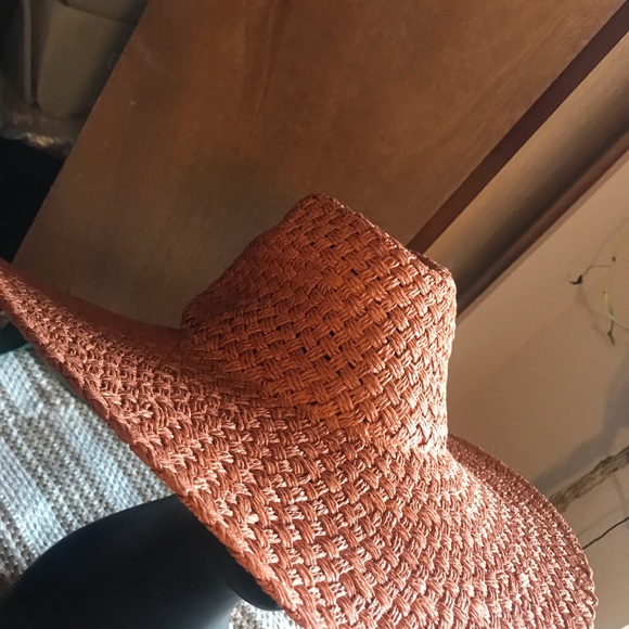 Universal Thread Orange beach hat paper straw NWT - Picture 5 of 8